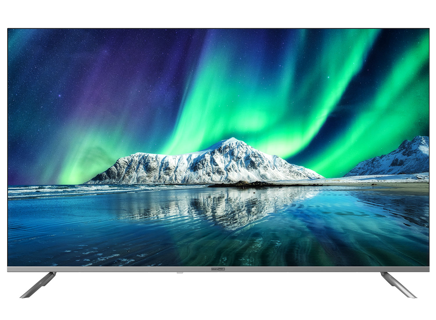 TV MAXWELL 75"ULTRA HD/GOOGLE TV /F.LESS/DOLBY AUDIO/SILVER